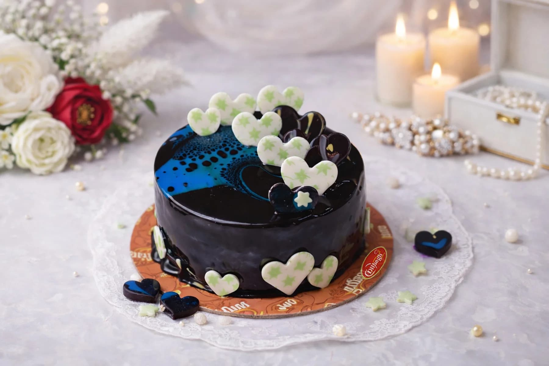 Blue Velvet Chocolate Cake